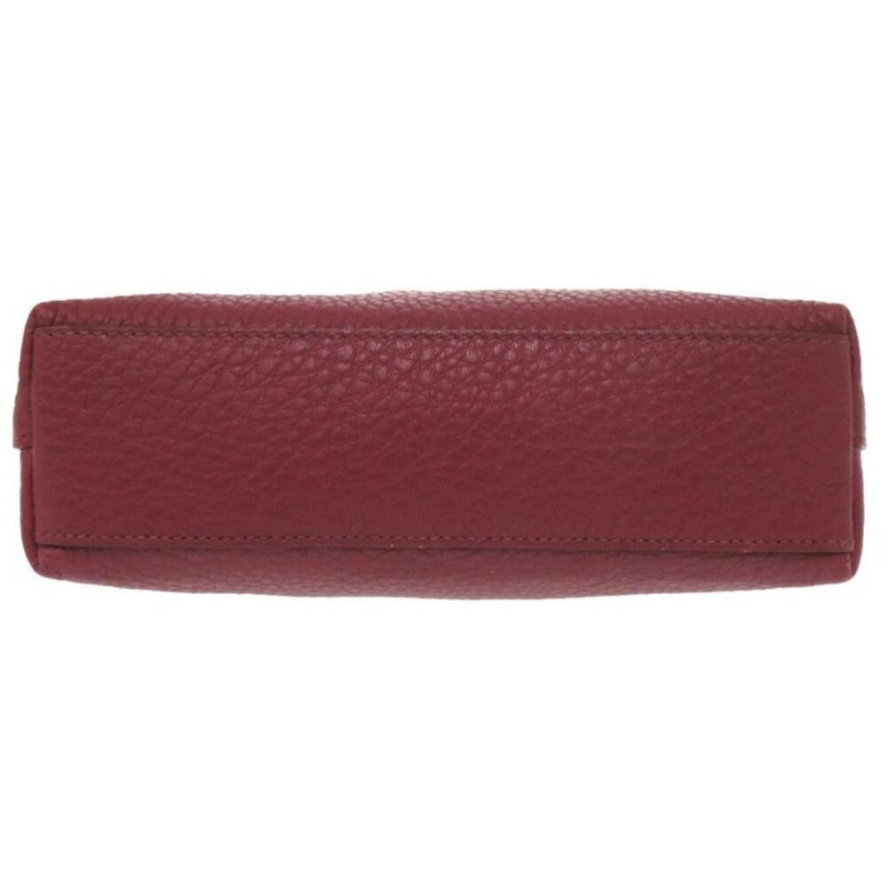 Prada Leather Bold Gold Hardware Pouch Bag 1302 - Picture 3 of 7